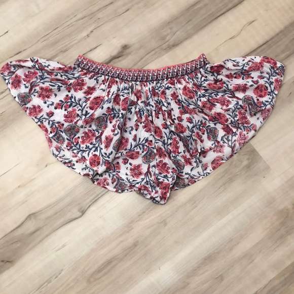Cotton Candy LA High Waisted Floral and Paisley Shorts - Picture 1 of 4